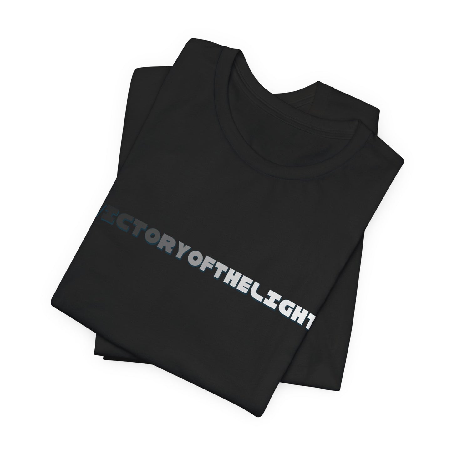 Victory Of The Light Grey Banner T-Shirt Short Sleeve