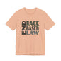 END RACE BASED LAW Grey T-Shirt Short Sleeve