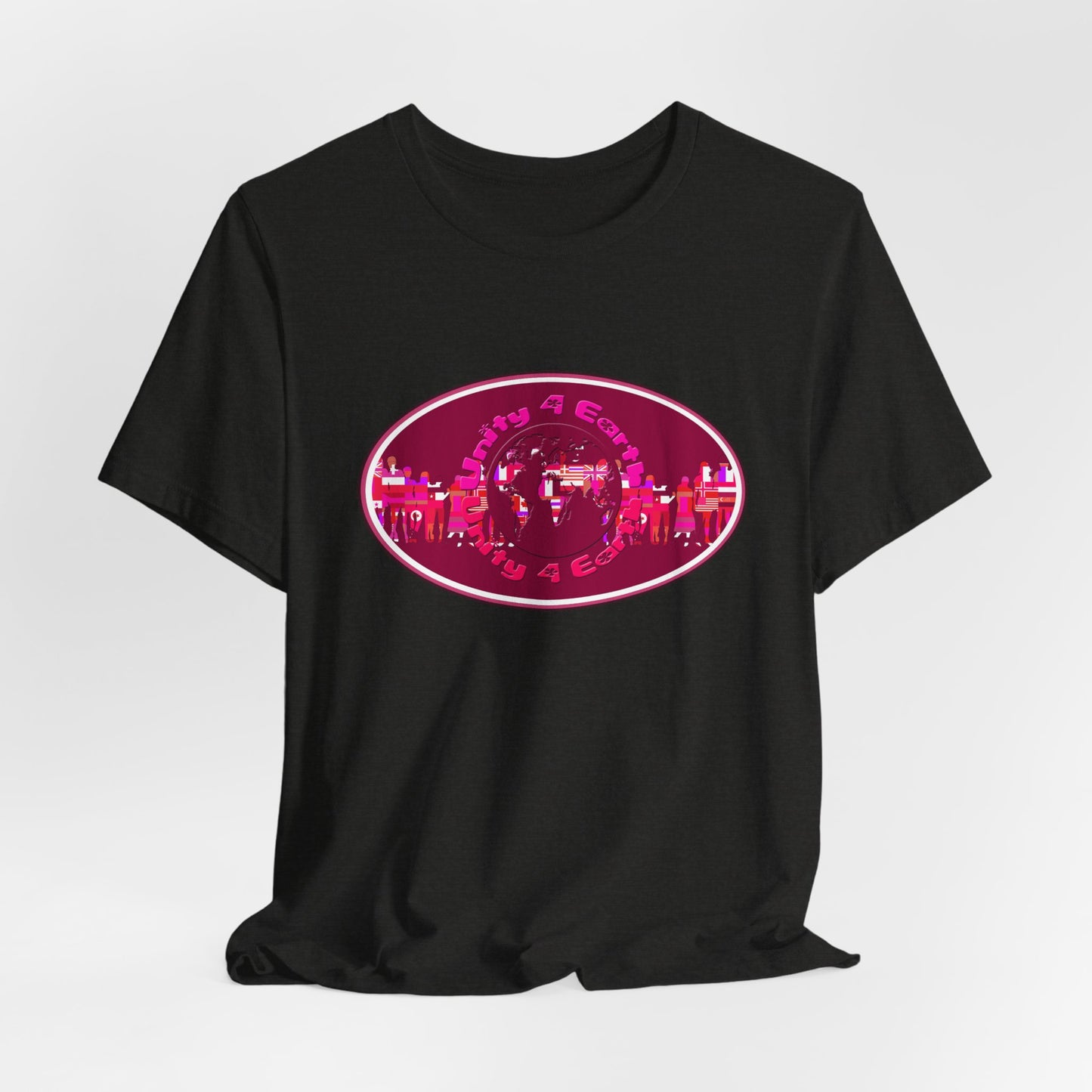 Unity 4 Earth Oval T-Shirt Short Sleeve