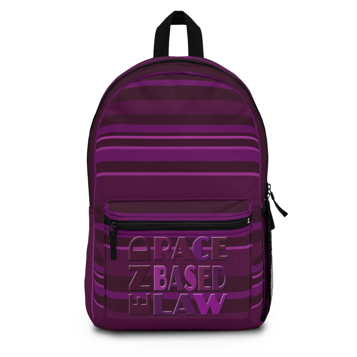 END RACE BASED LAW Purple Backpack