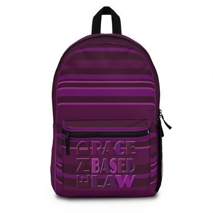 END RACE BASED LAW Purple Backpack