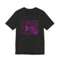 END RACE BASED LAW Purple T-Shirt Short Sleeve