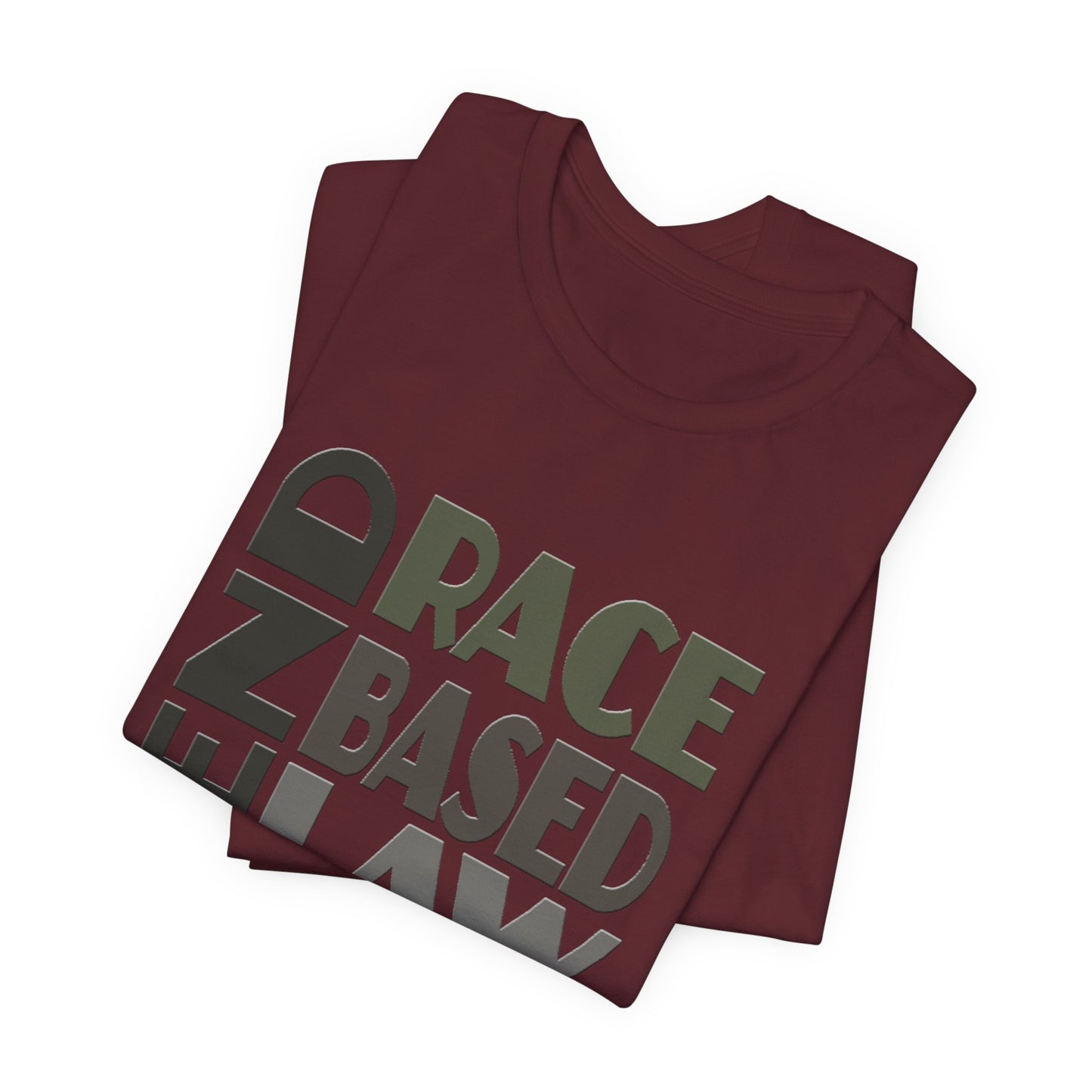 END RACE BASED LAW Grey T-Shirt Short Sleeve