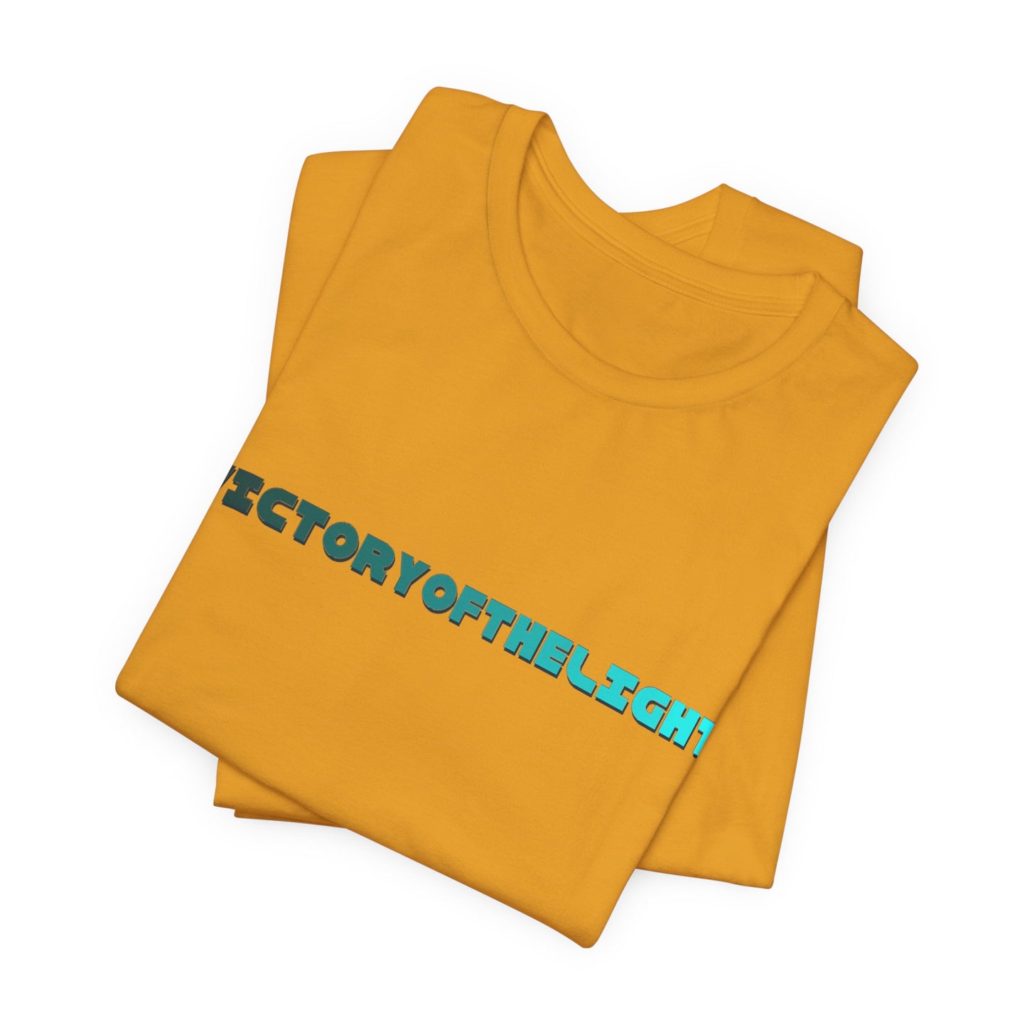 Victory Of The Light  Blue Banner T-Shirt Short Sleeve