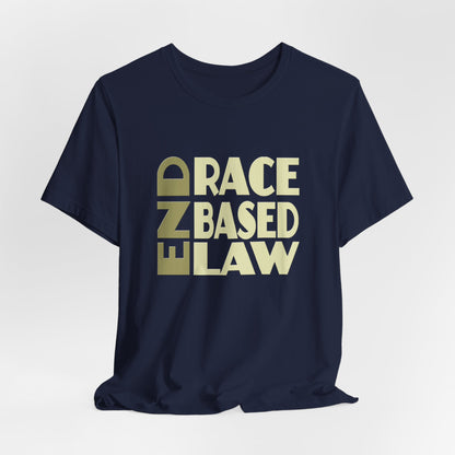 END RACE BASED LAW Beige T-Shirt Short Sleeve