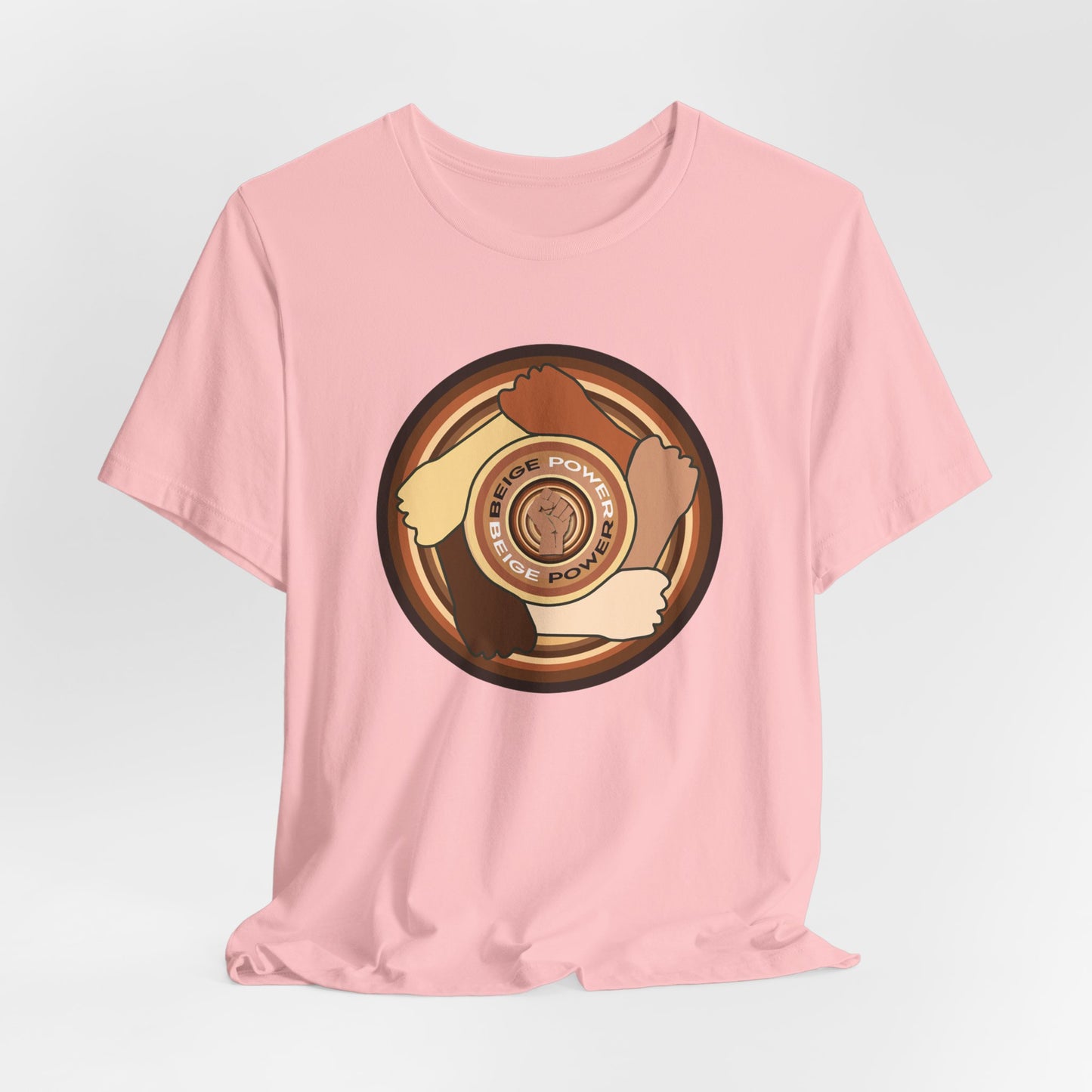 Beige Power T-Shirt Short Sleeve