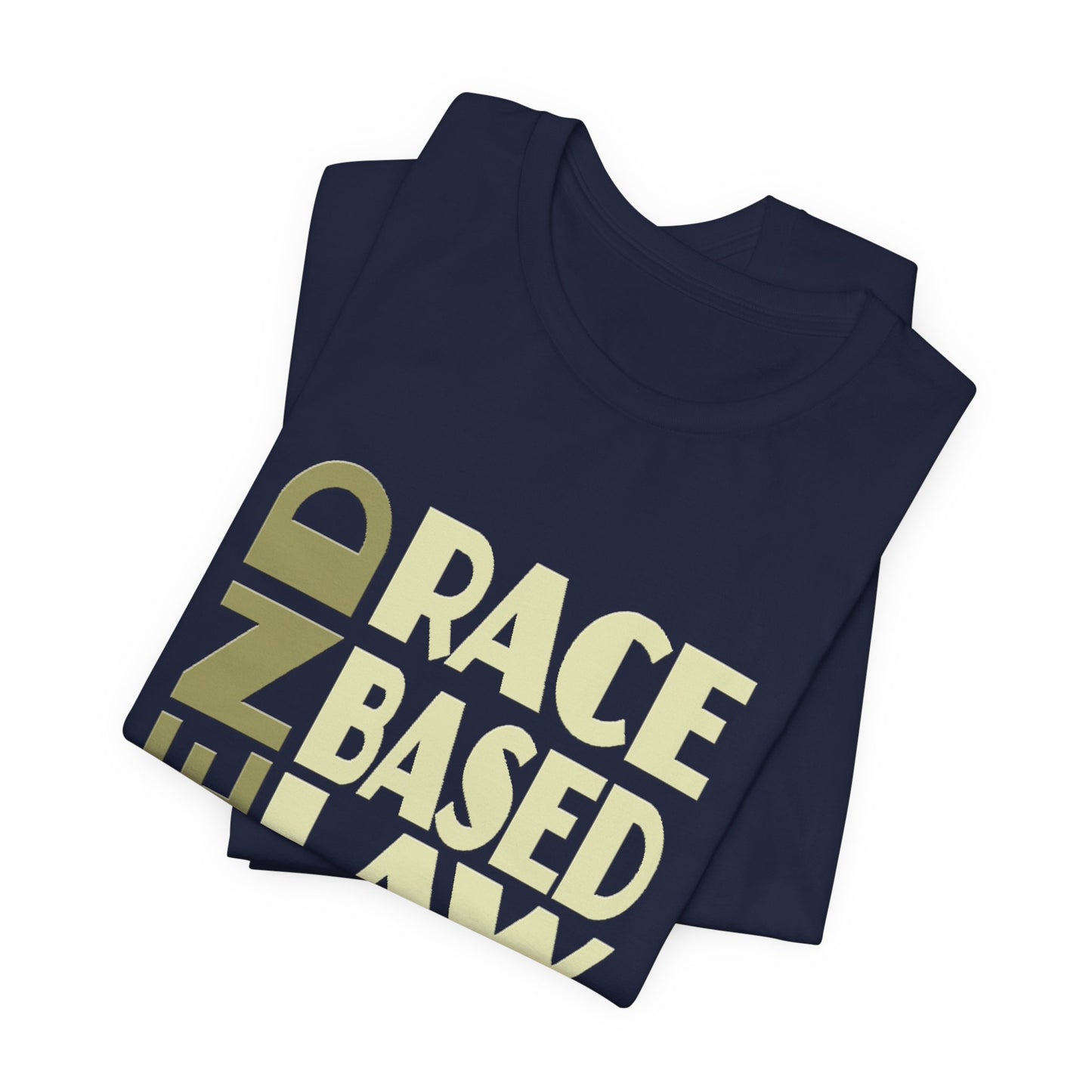 END RACE BASED LAW Beige T-Shirt Short Sleeve