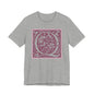 Q Scroll Wine T-Shirt Short Sleeve