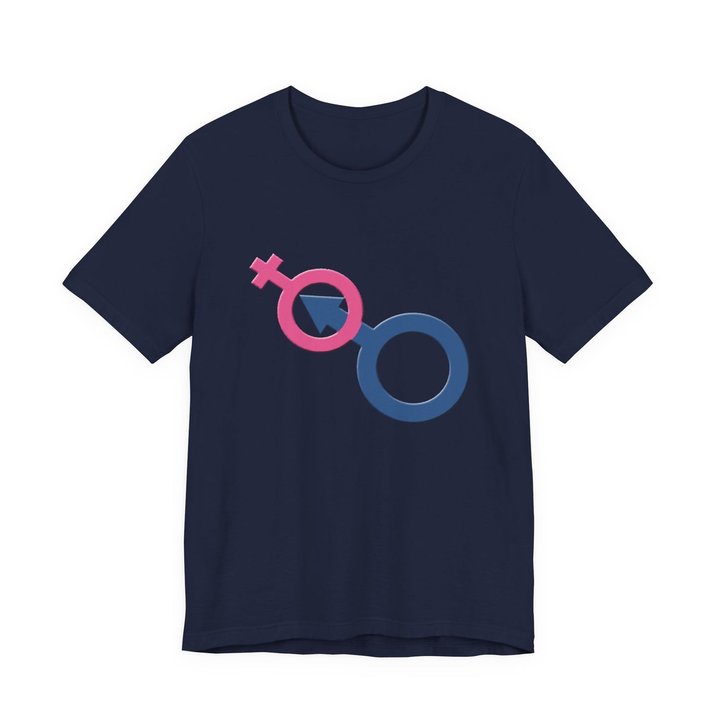 Man In Woman T-Shirt Short Sleeve