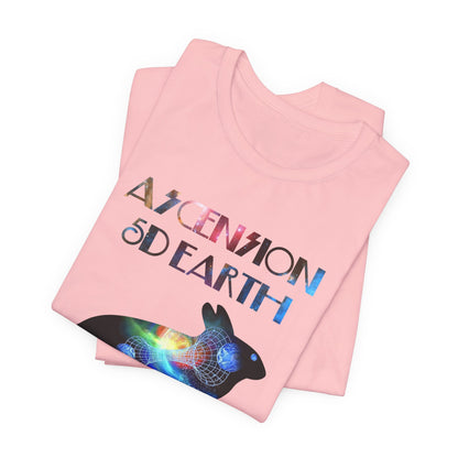 Ascension 5D Earth Rabbit T-Shirt Short Sleeve