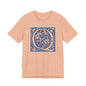 Q Scroll Blue T-Shirt Short Sleeve