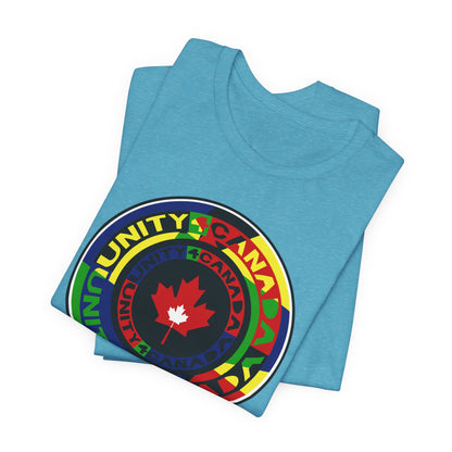 Unity 4 Canada Multi Colour T-Shirt Short Sleeve