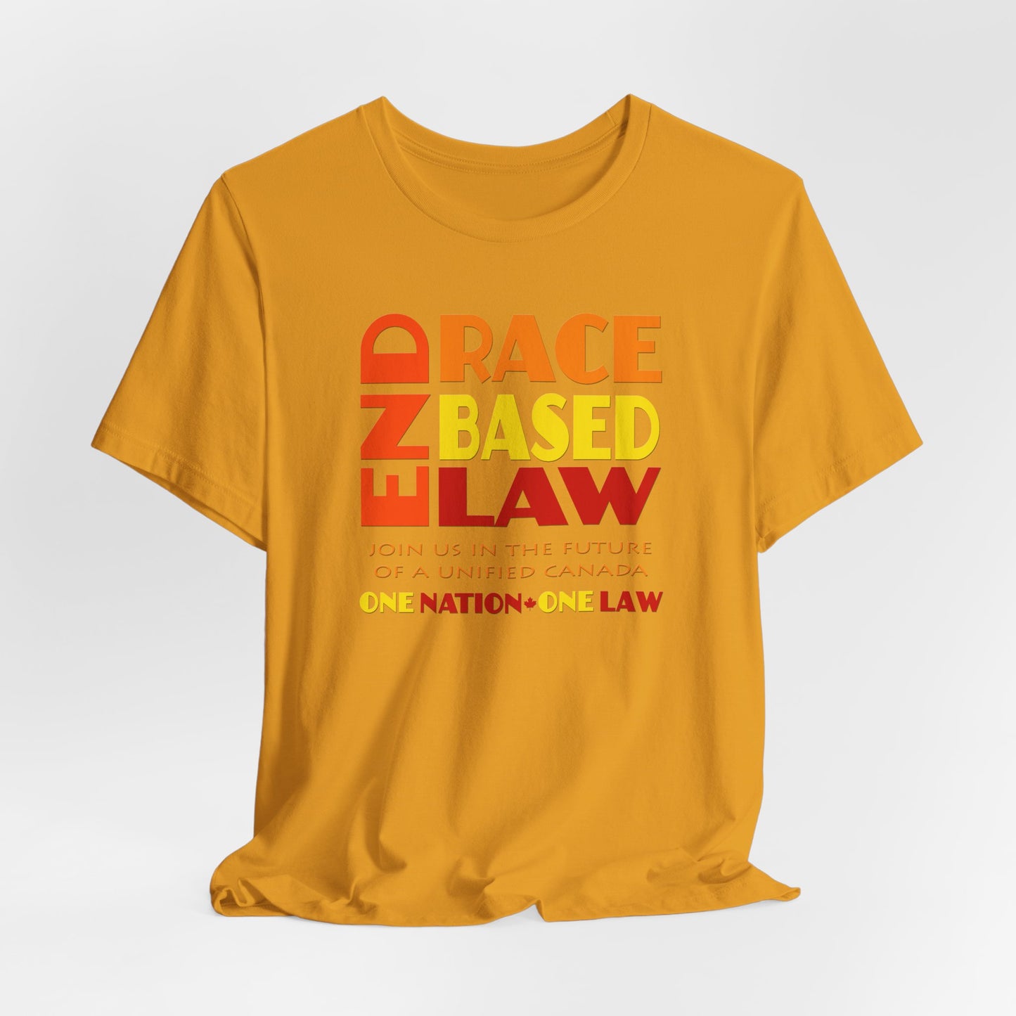 END RACE BASED LAW Canada Sunset T-Shirt Short Sleeve
