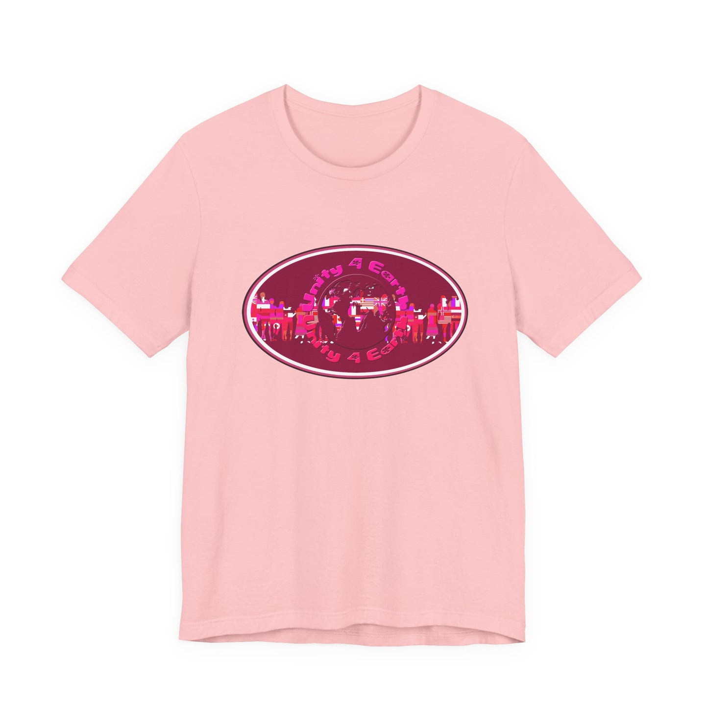 Unity 4 Earth Oval T-Shirt Short Sleeve