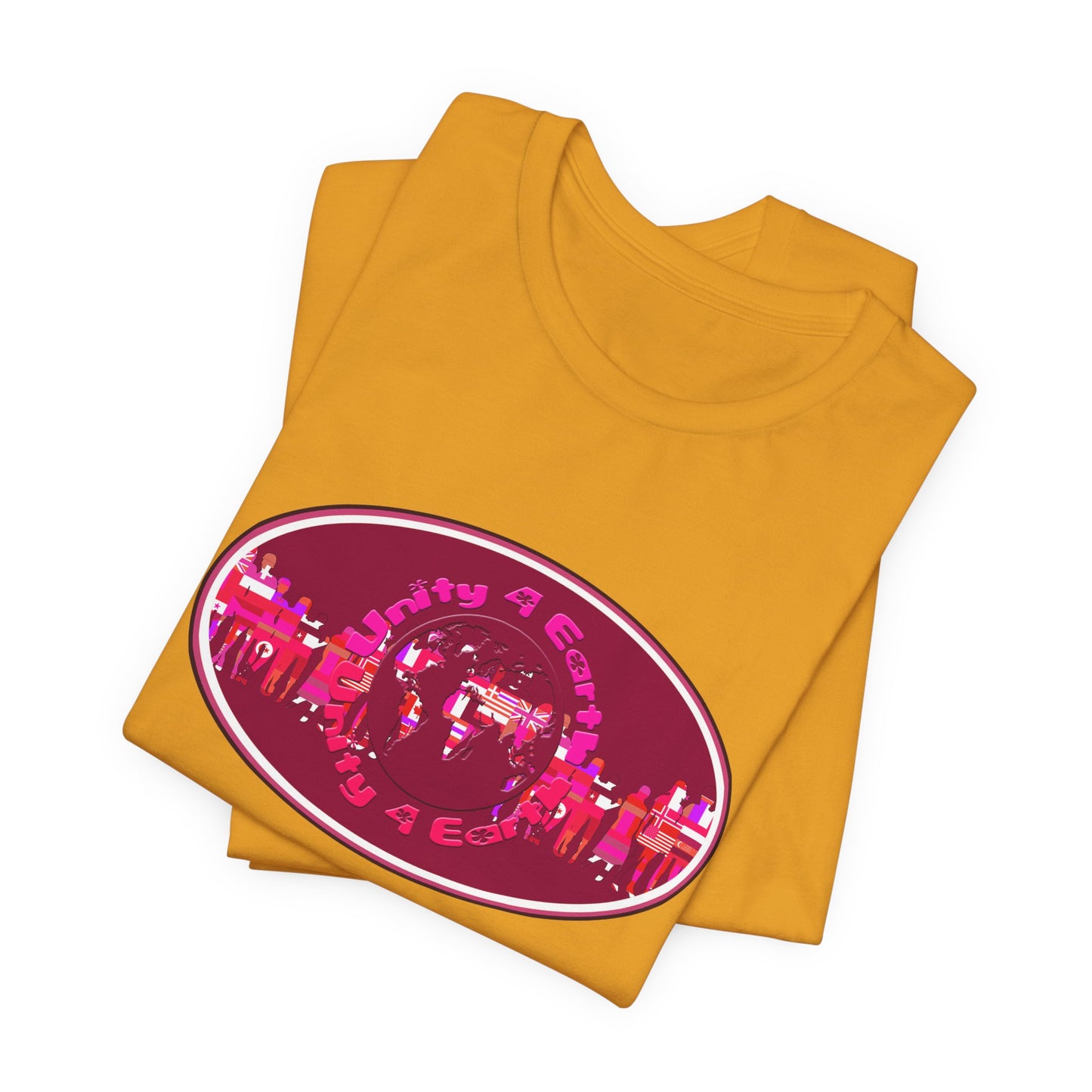 Unity 4 Earth Oval T-Shirt Short Sleeve