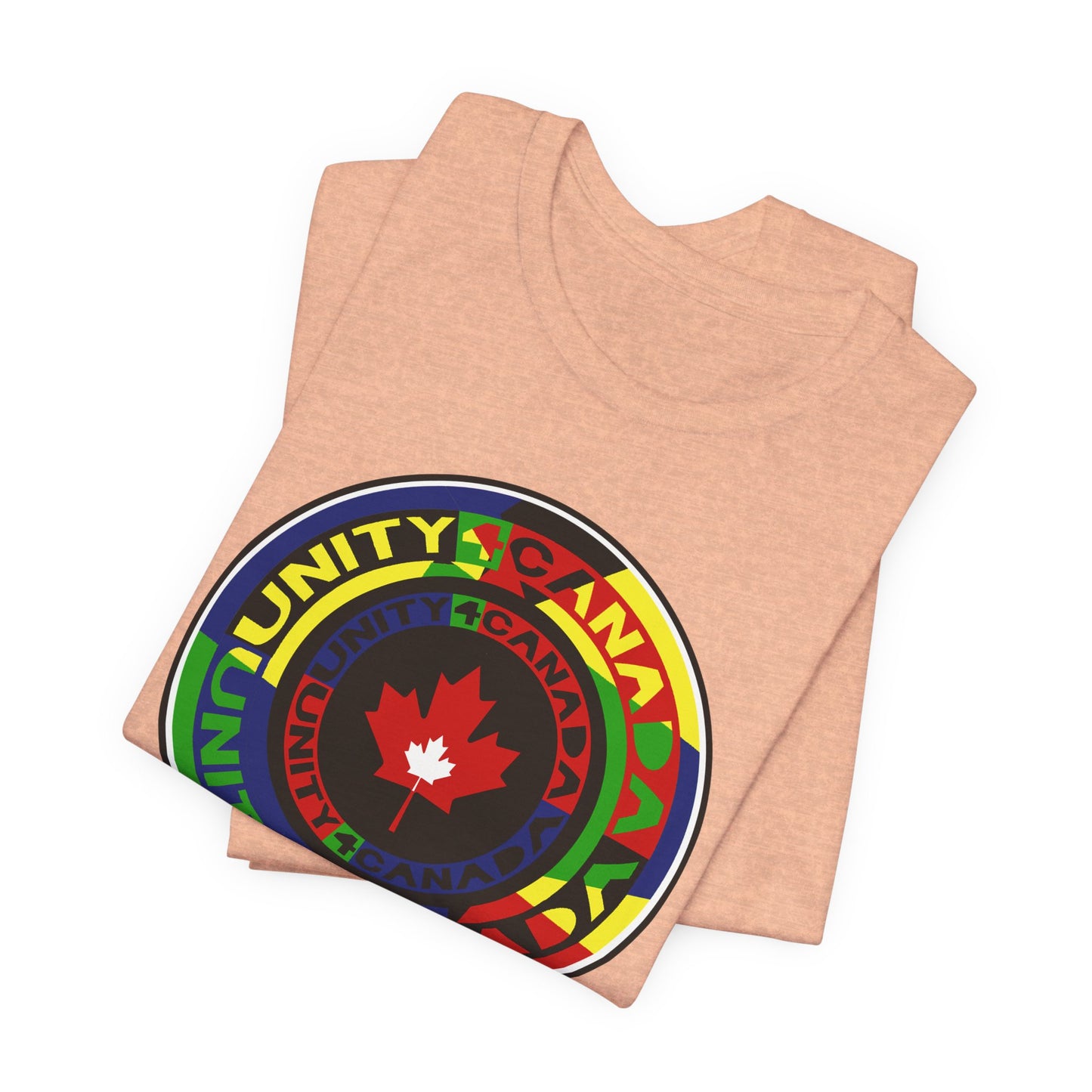Unity 4 Canada Multi Colour T-Shirt Short Sleeve