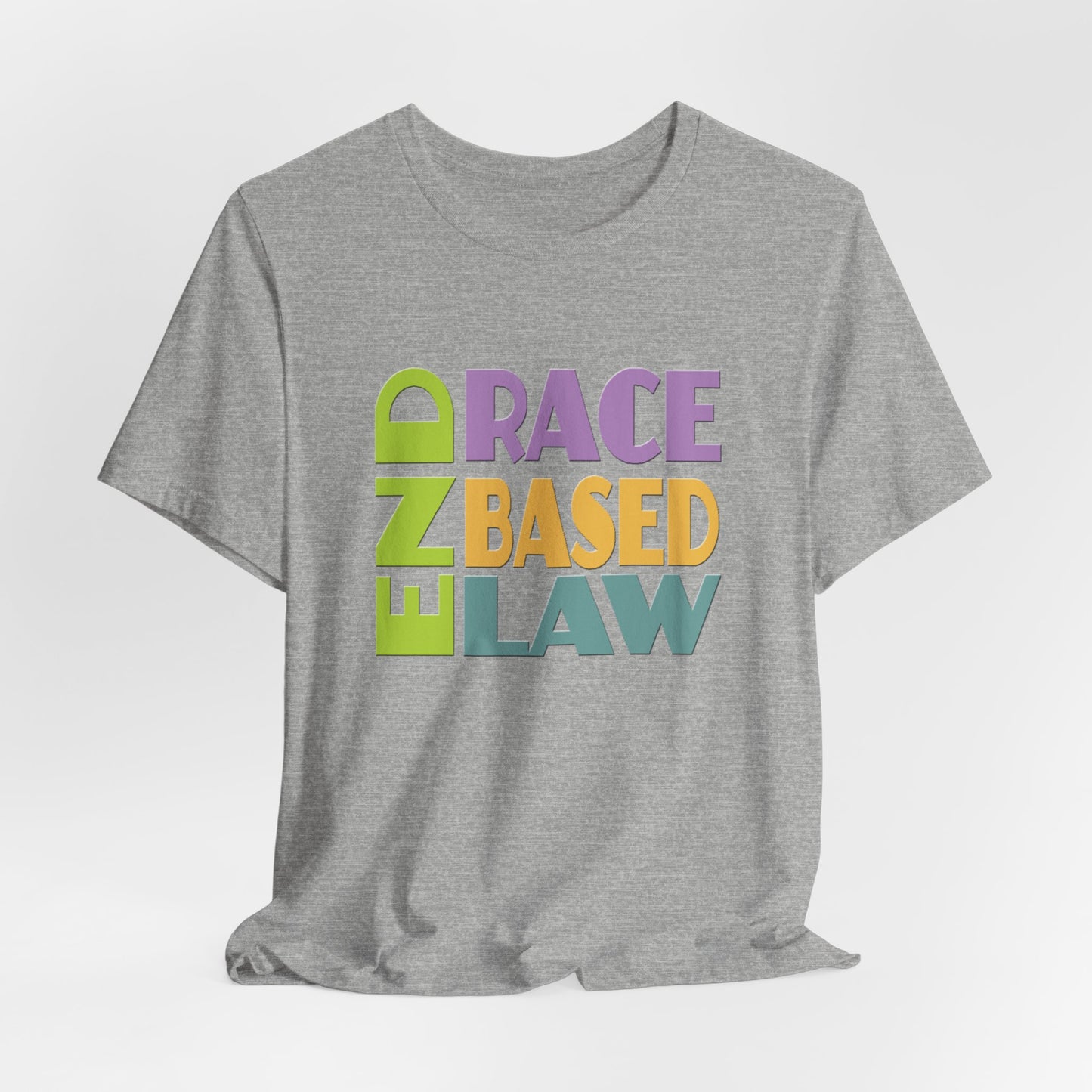 END RACE BASED LAW Pastel T-Shirt Short Sleeve