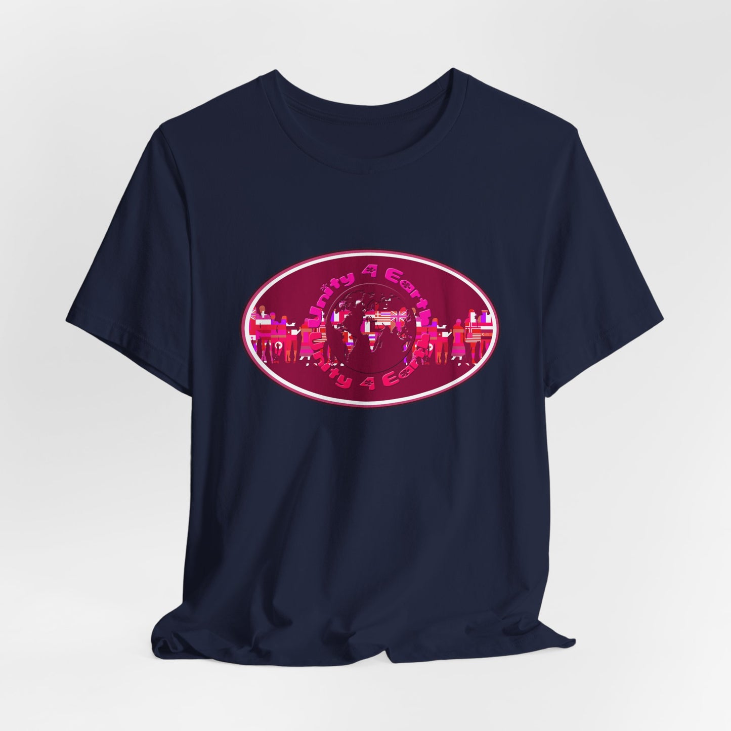 Unity 4 Earth Oval T-Shirt Short Sleeve