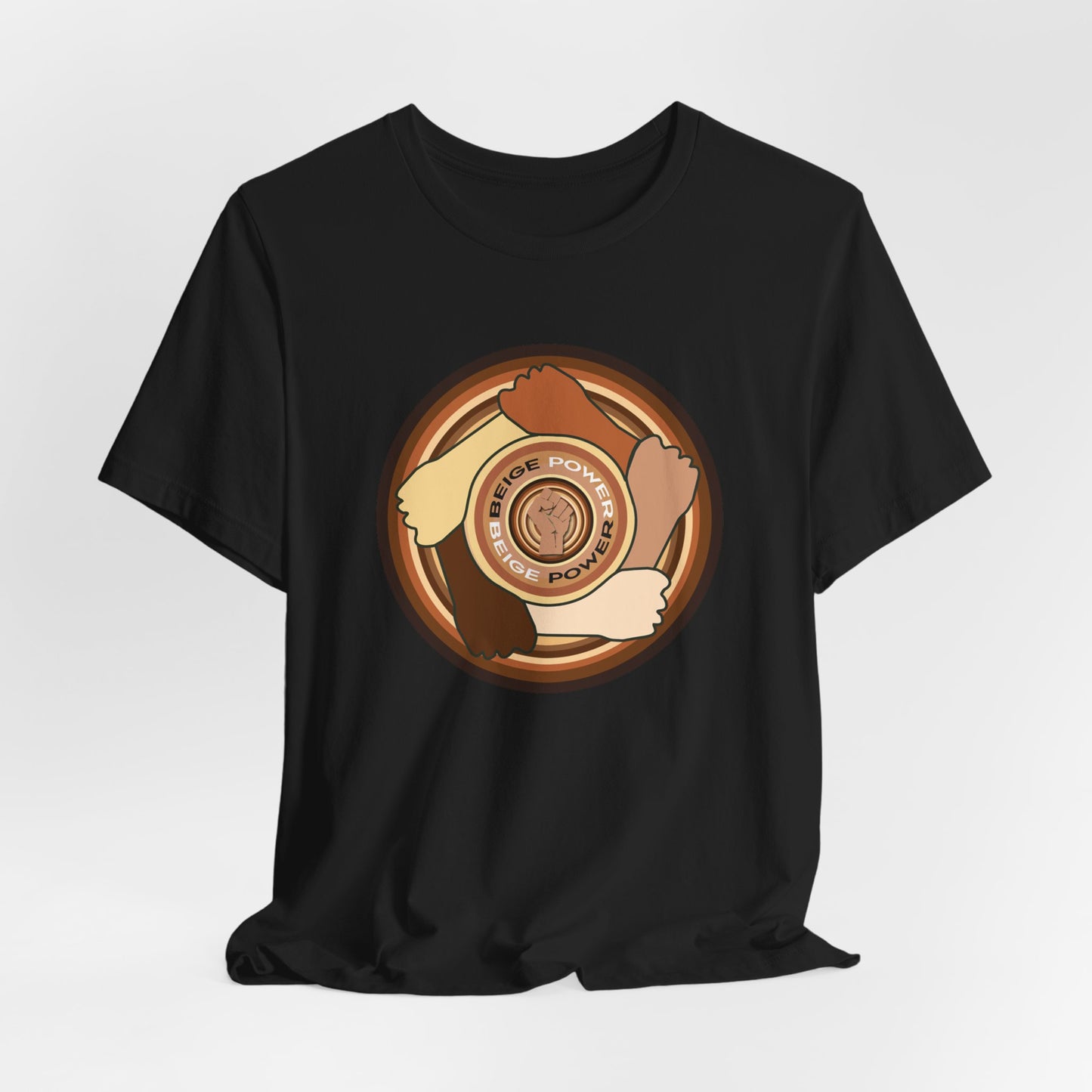 Beige Power T-Shirt Short Sleeve