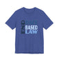 END RACE BASED LAW Blue T-Shirt Short Sleeve