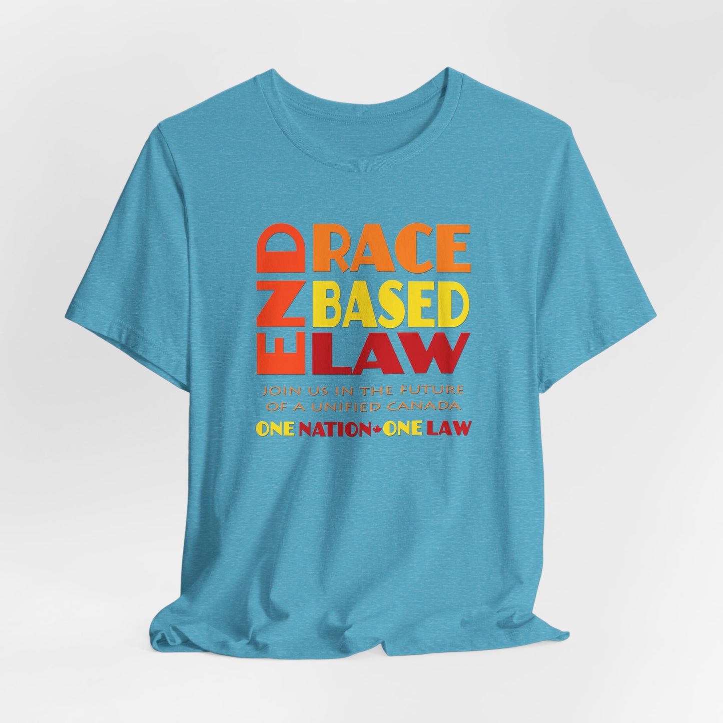END RACE BASED LAW Canada Sunset T-Shirt Short Sleeve