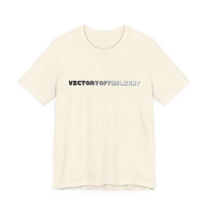 Victory Of The Light Grey Banner T-Shirt Short Sleeve