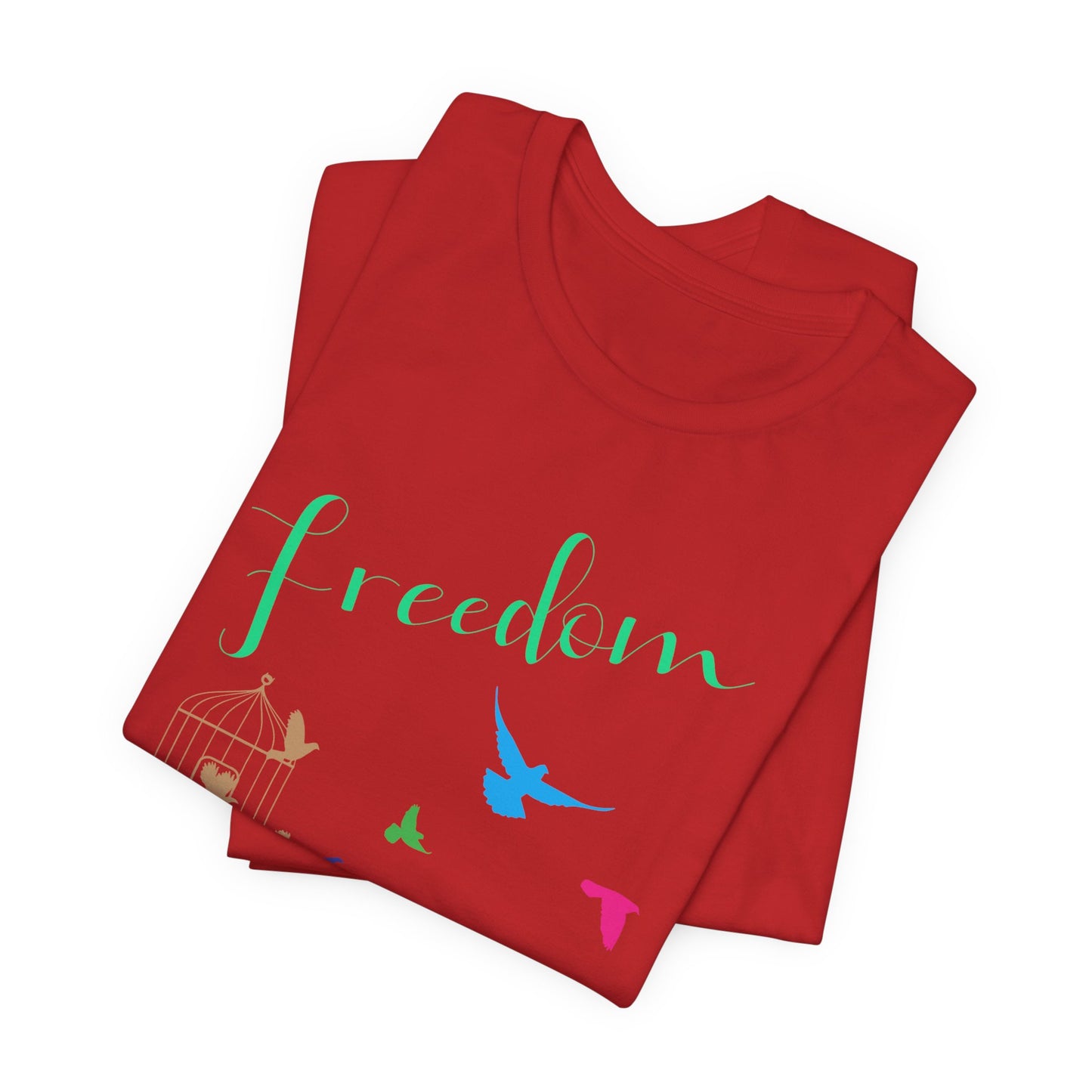 Freedom Birds T‑Shirt Short Sleeve