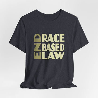 END RACE BASED LAW Beige T-Shirt Short Sleeve
