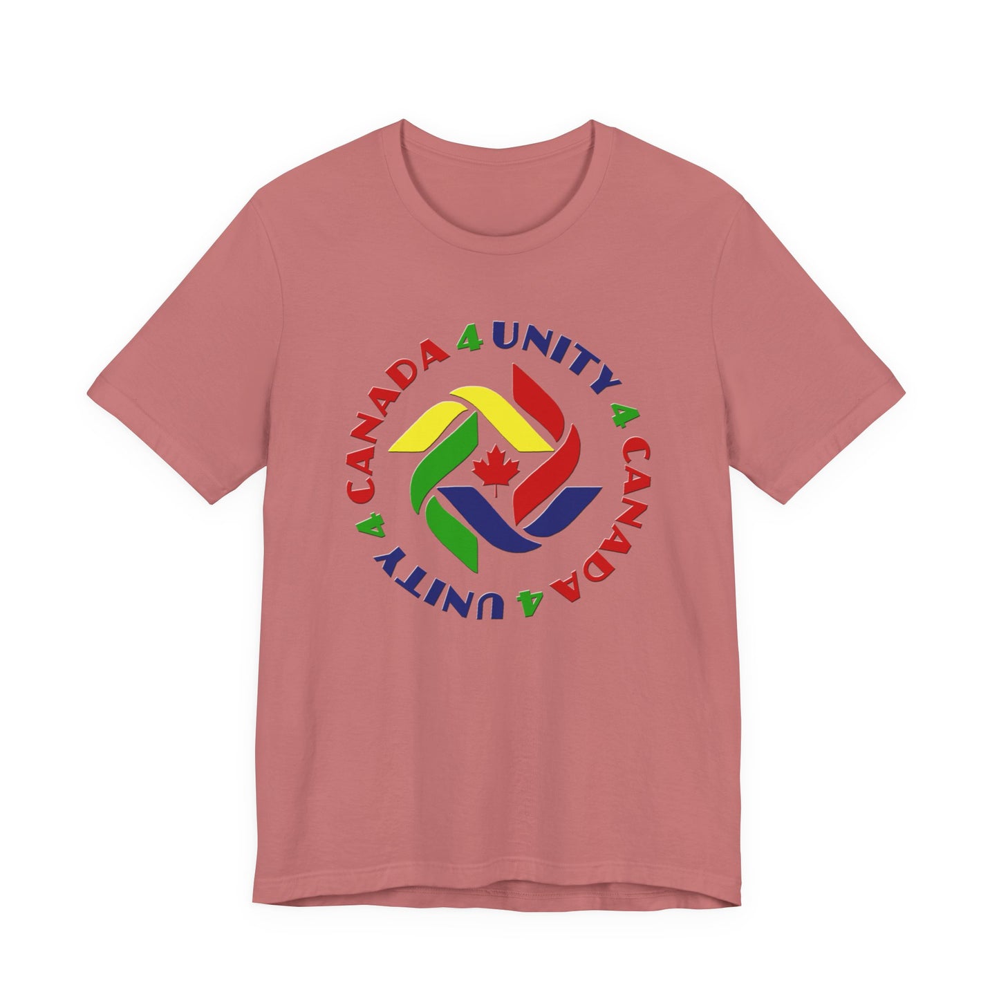 Unity 4 Canada Crayon Colours T-Shirt Short Sleeve