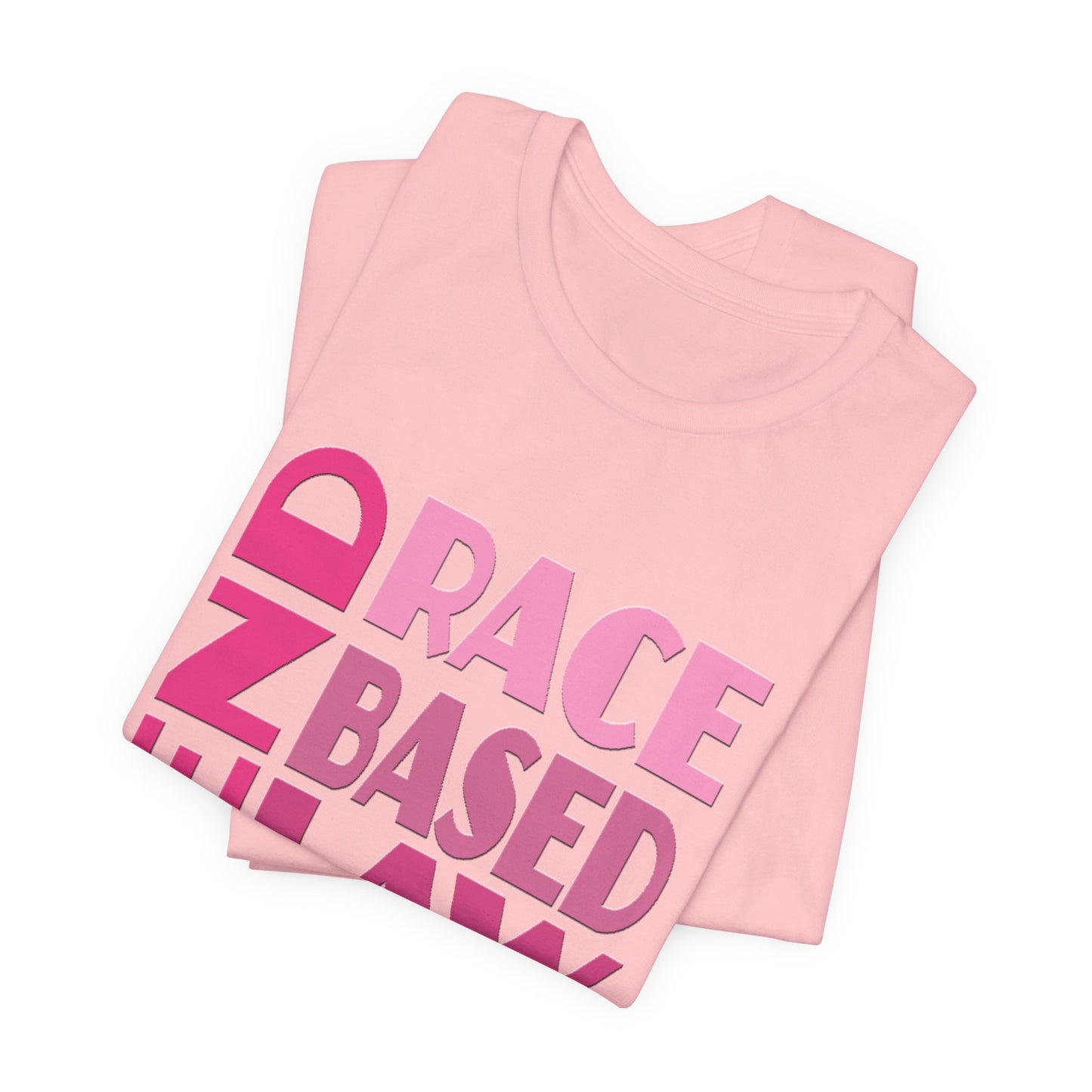 END RACE BASED LAW Pink T-Shirt Short Sleeve