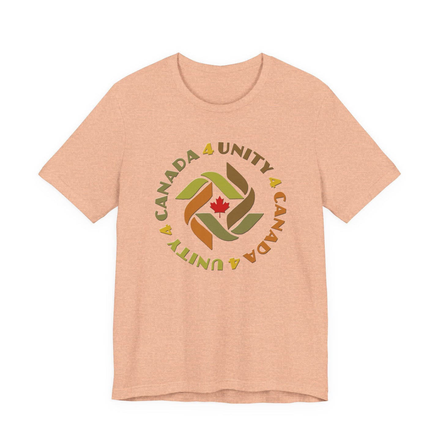 Unity 4 Canada Earth Tones T-Shirt Short Sleeve