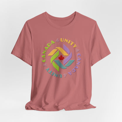 Unity 4 Canada  Pastel T-Shirt Short Sleeve