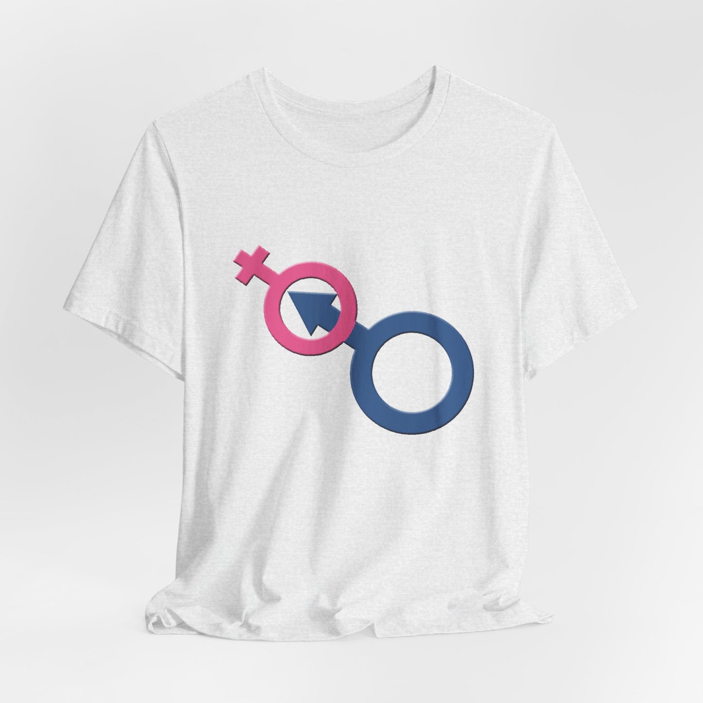 Man In Woman T-Shirt Short Sleeve