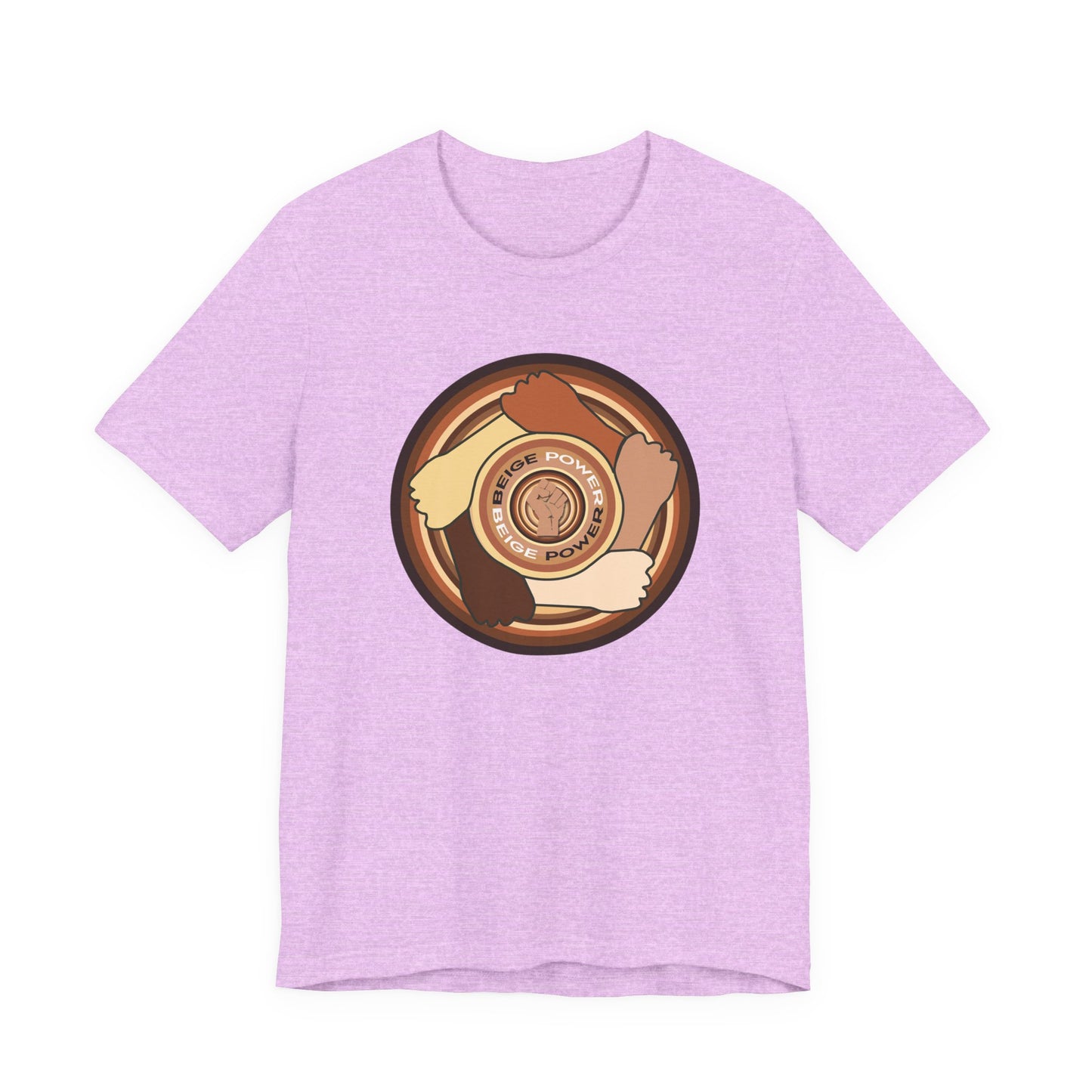 Beige Power T-Shirt Short Sleeve
