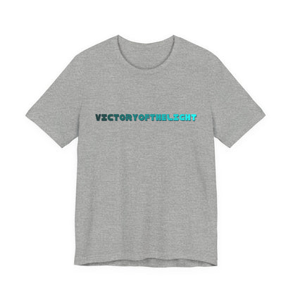 Victory Of The Light  Blue Banner T-Shirt Short Sleeve