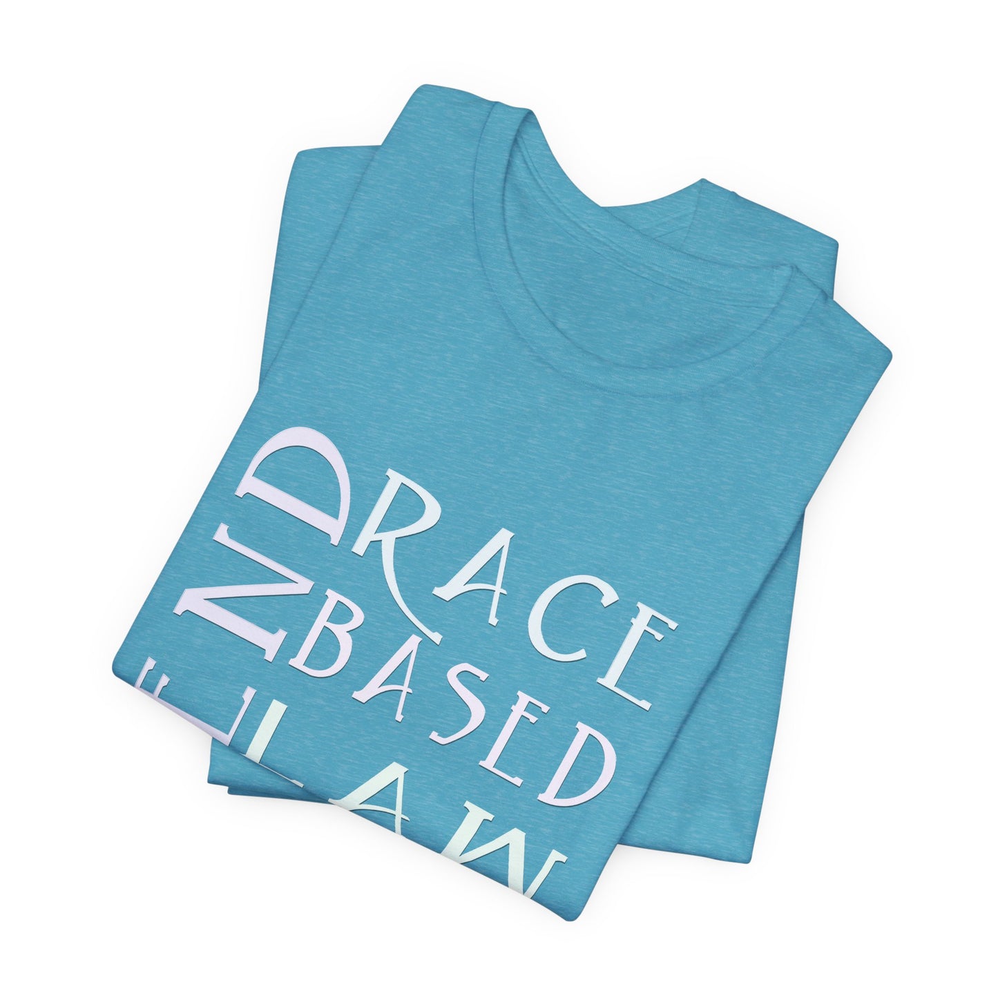 END RACE BASED LAW  Slim Pastel T-Shirt Short Sleeve