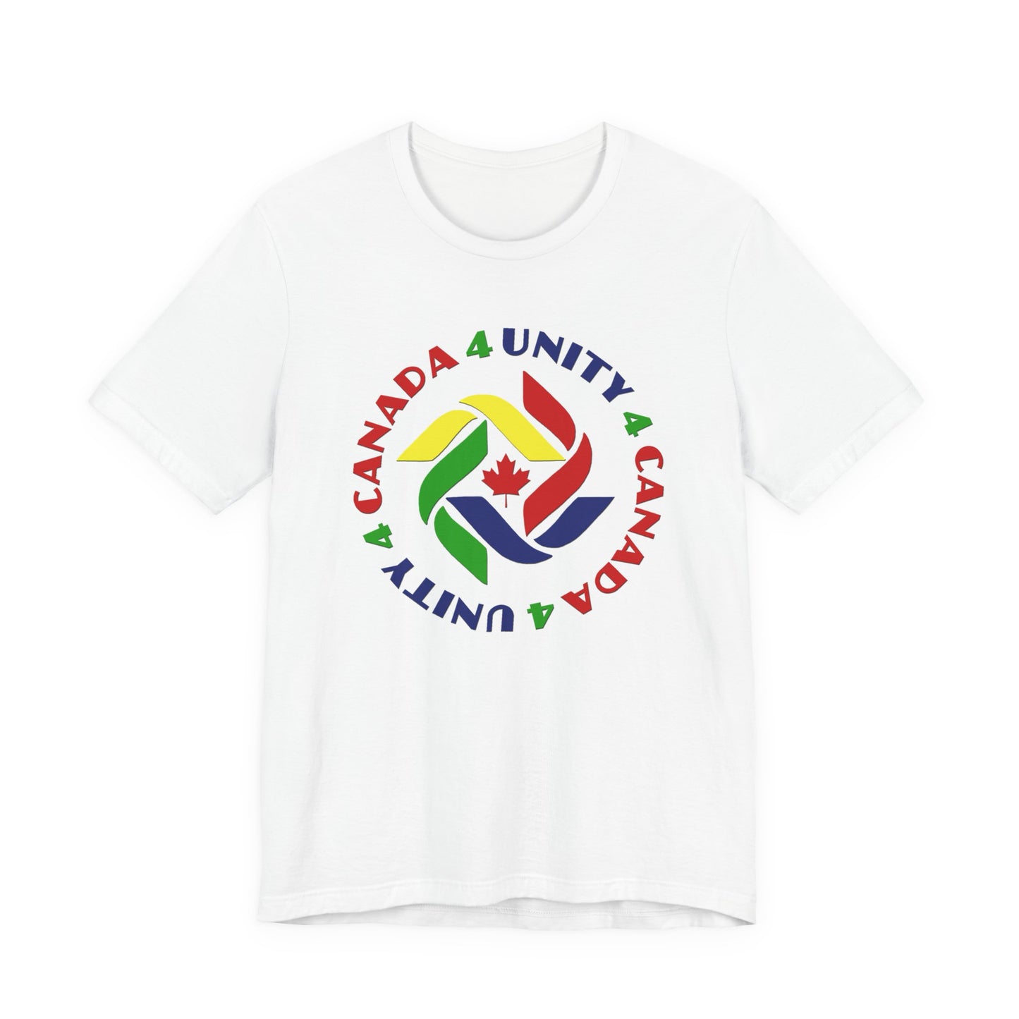 Unity 4 Canada Crayon Colours T-Shirt Short Sleeve