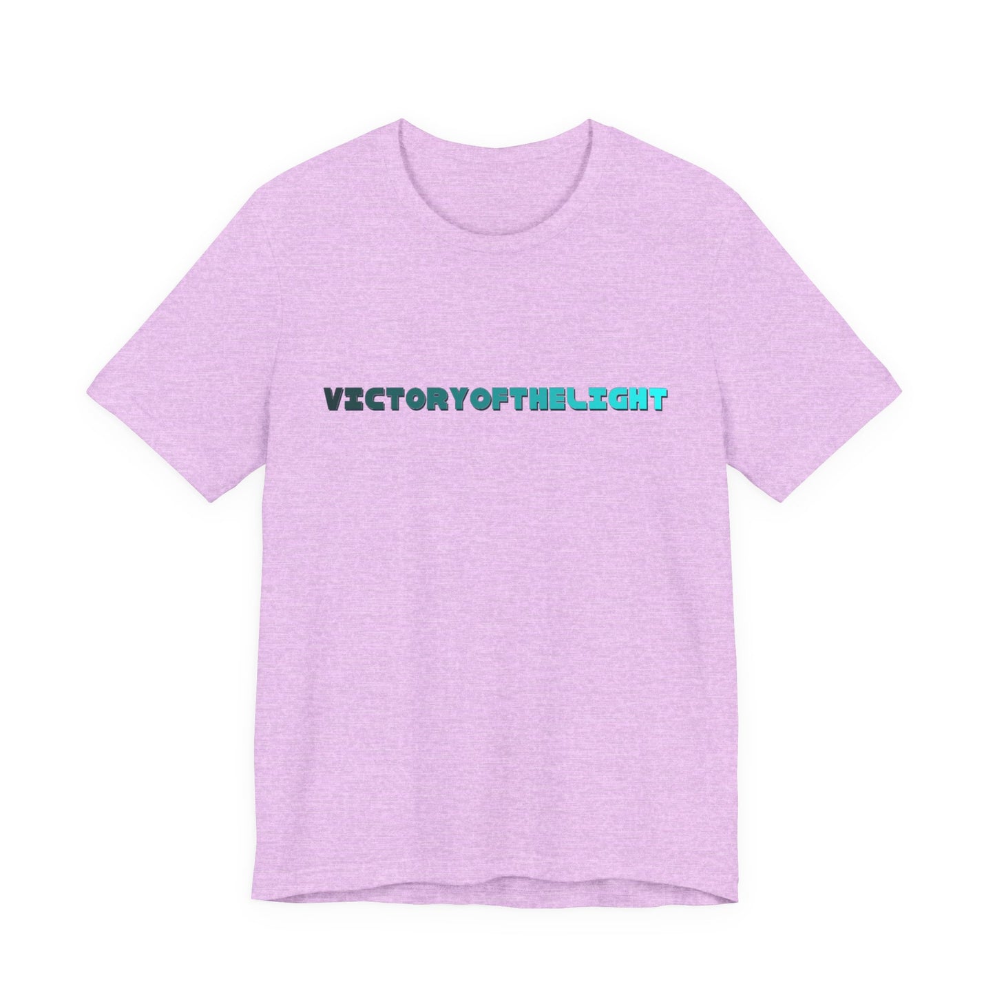 Victory Of The Light  Blue Banner T-Shirt Short Sleeve