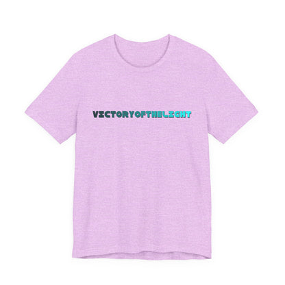 Victory Of The Light  Blue Banner T-Shirt Short Sleeve