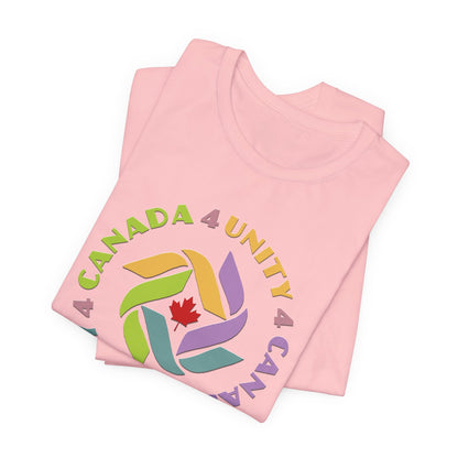 Unity 4 Canada  Pastel T-Shirt Short Sleeve