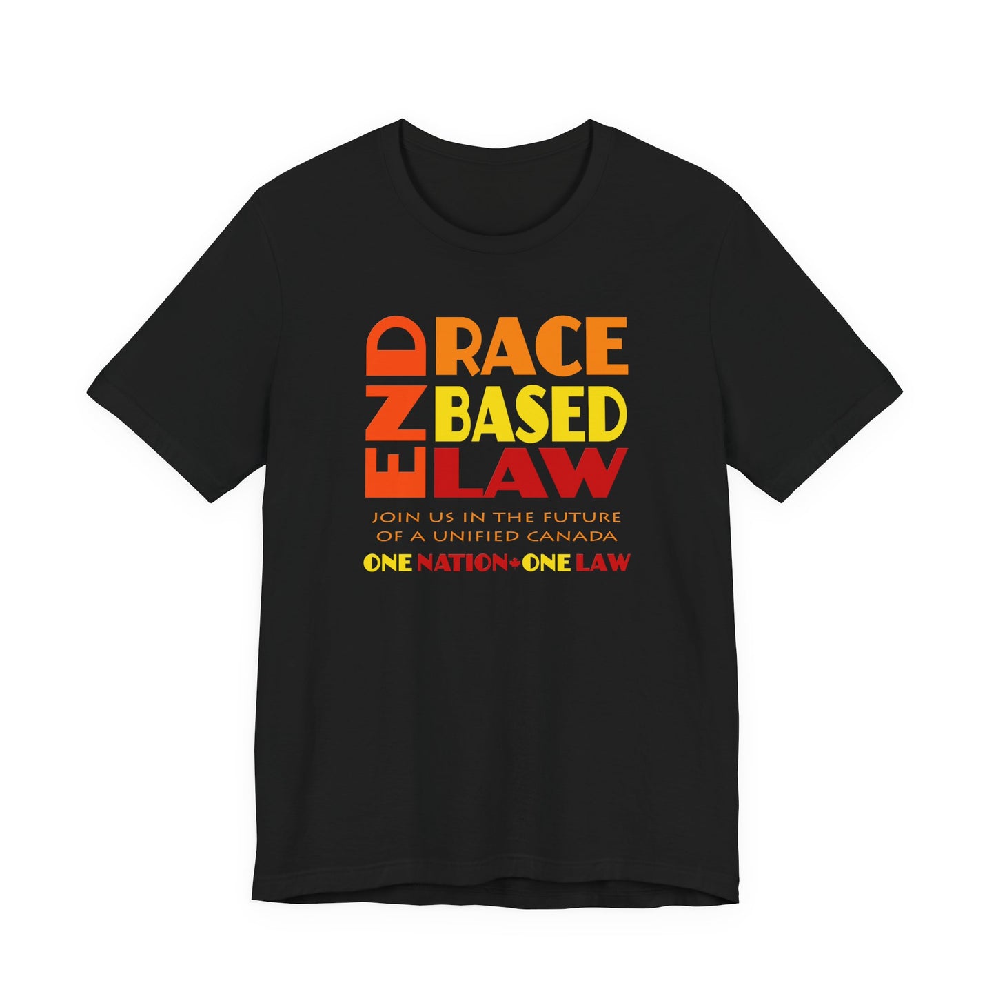 END RACE BASED LAW Canada Sunset T-Shirt Short Sleeve