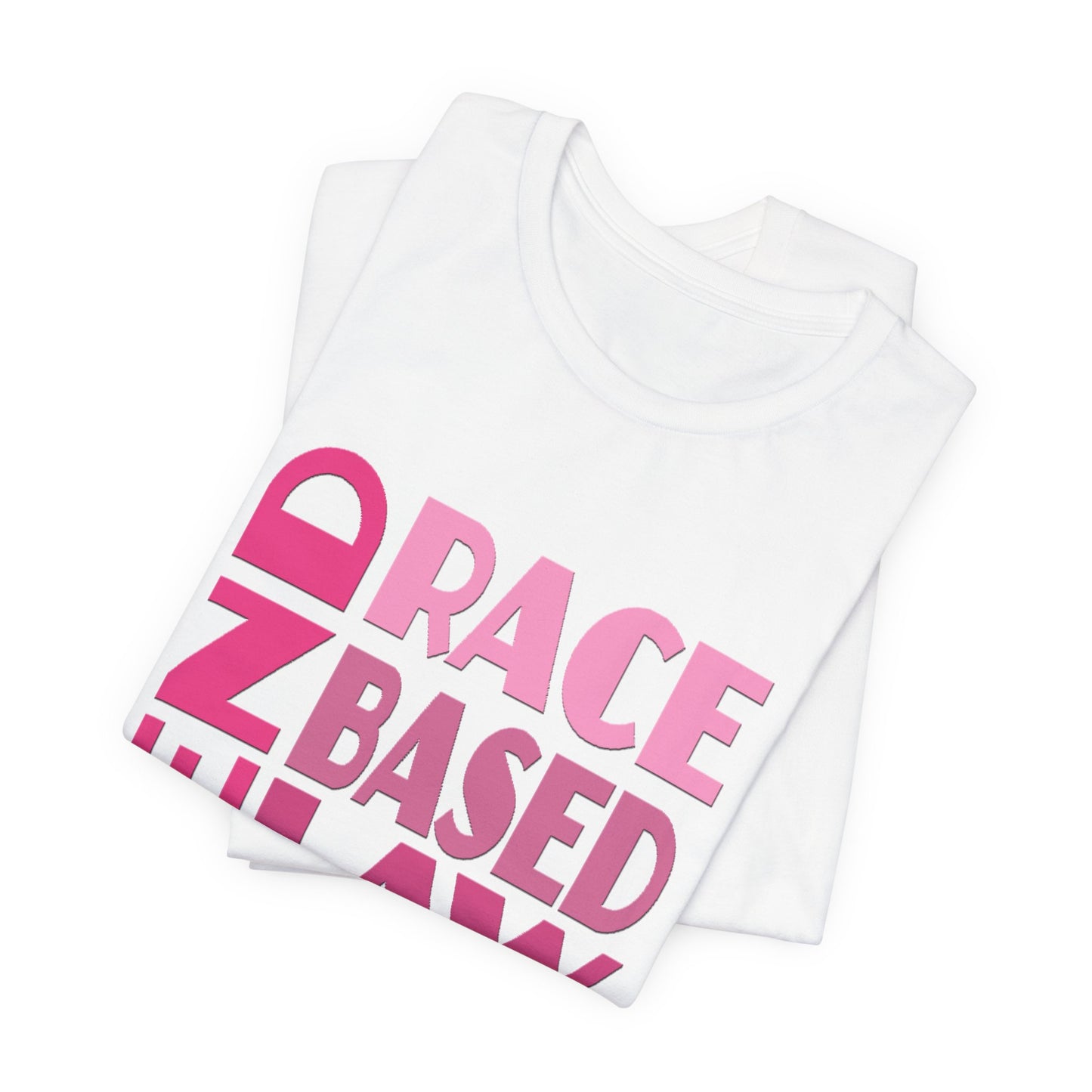 END RACE BASED LAW Pink T-Shirt Short Sleeve