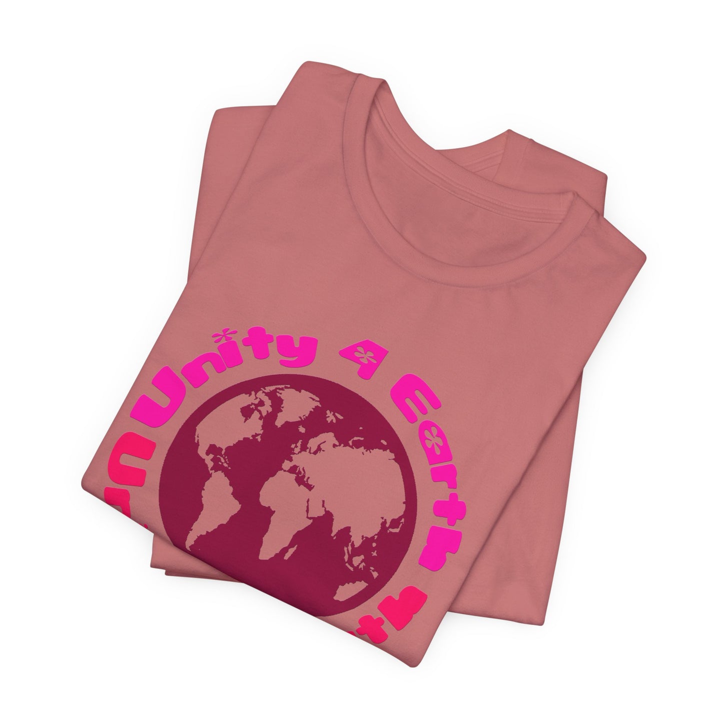 Unity 4 Earth Pink T-Shirt Short Sleeve