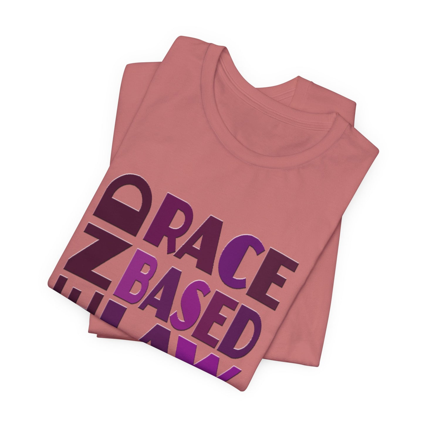 END RACE BASED LAW Purple T-Shirt Short Sleeve
