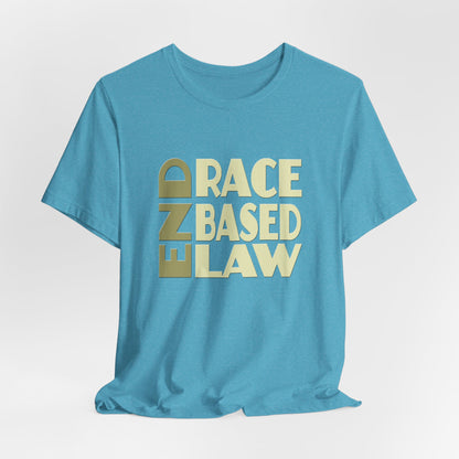 END RACE BASED LAW Beige T-Shirt Short Sleeve