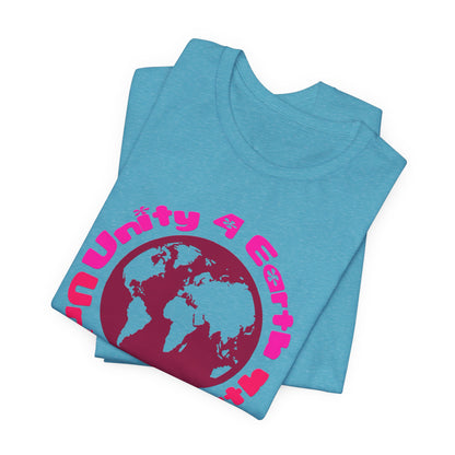 Unity 4 Earth Pink T-Shirt Short Sleeve