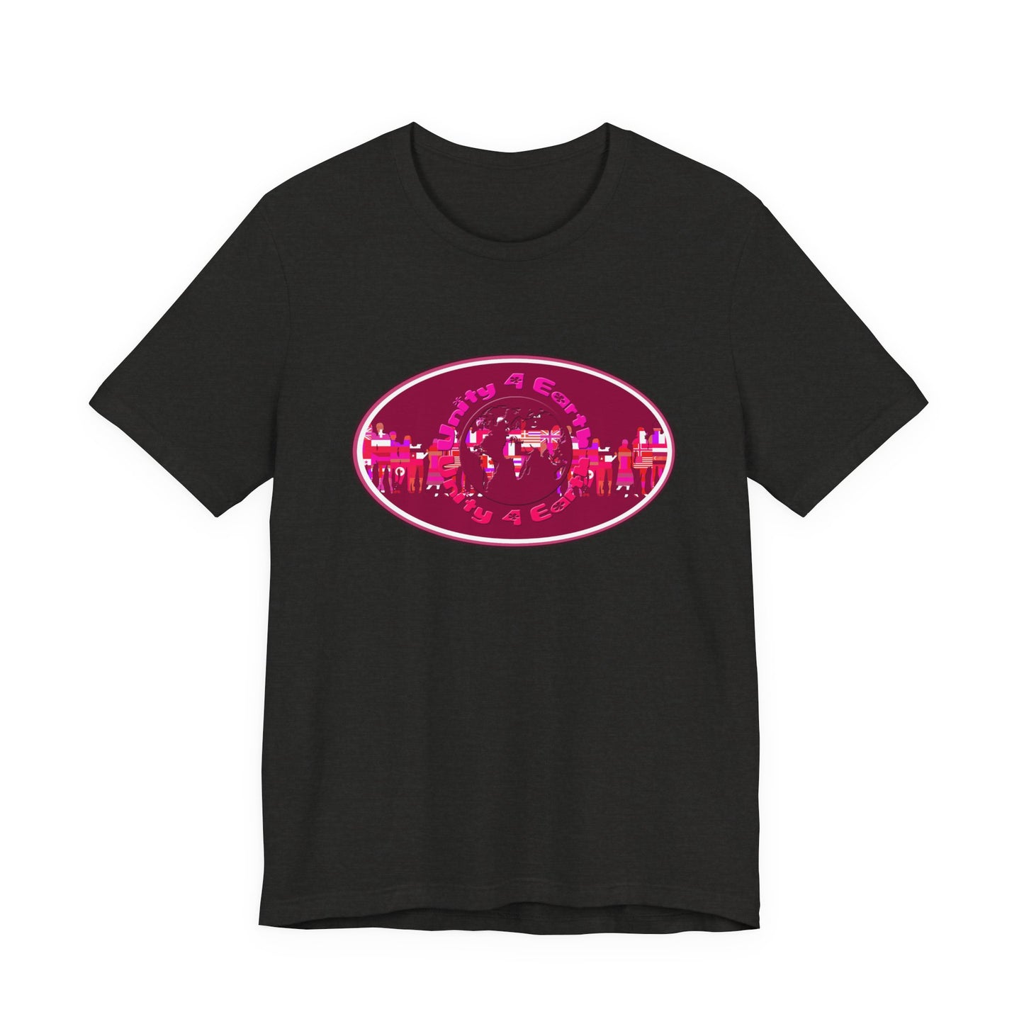 Unity 4 Earth Oval T-Shirt Short Sleeve
