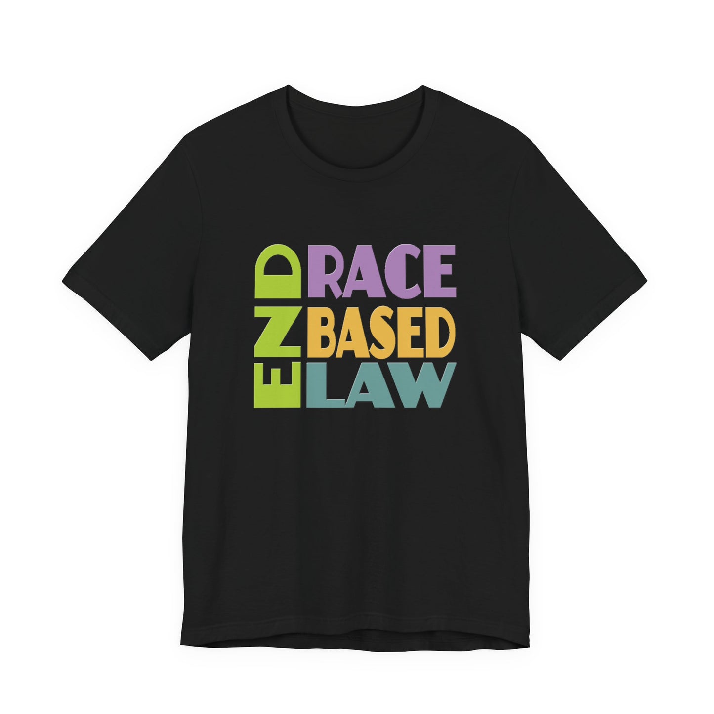 END RACE BASED LAW Pastel T-Shirt Short Sleeve