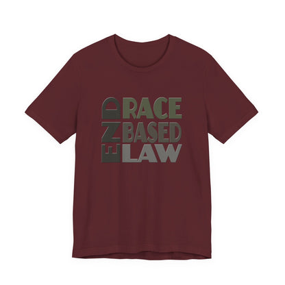 END RACE BASED LAW Grey T-Shirt Short Sleeve