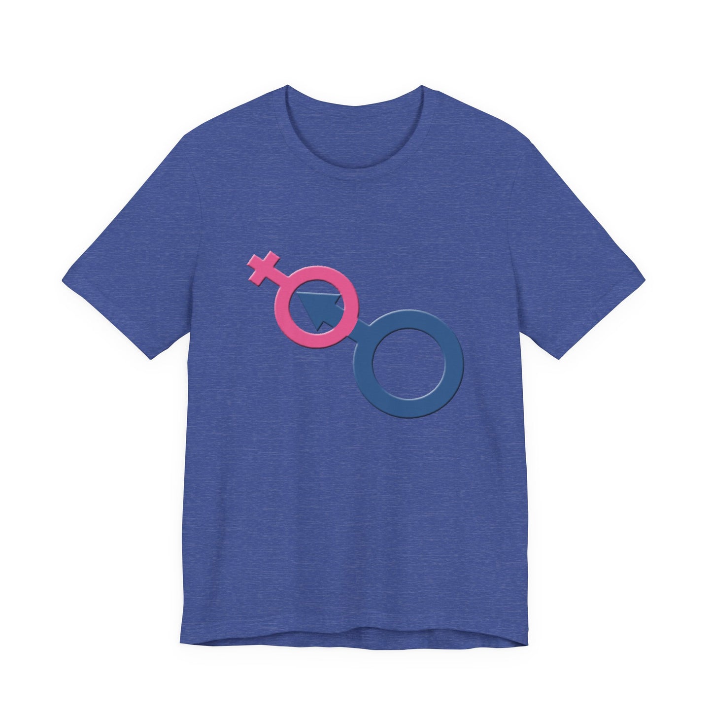 Man In Woman T-Shirt Short Sleeve
